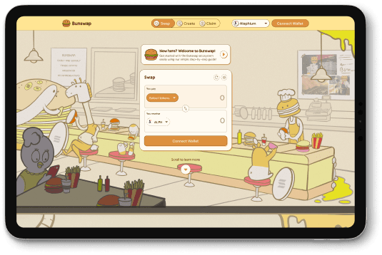 Bunswap mockup